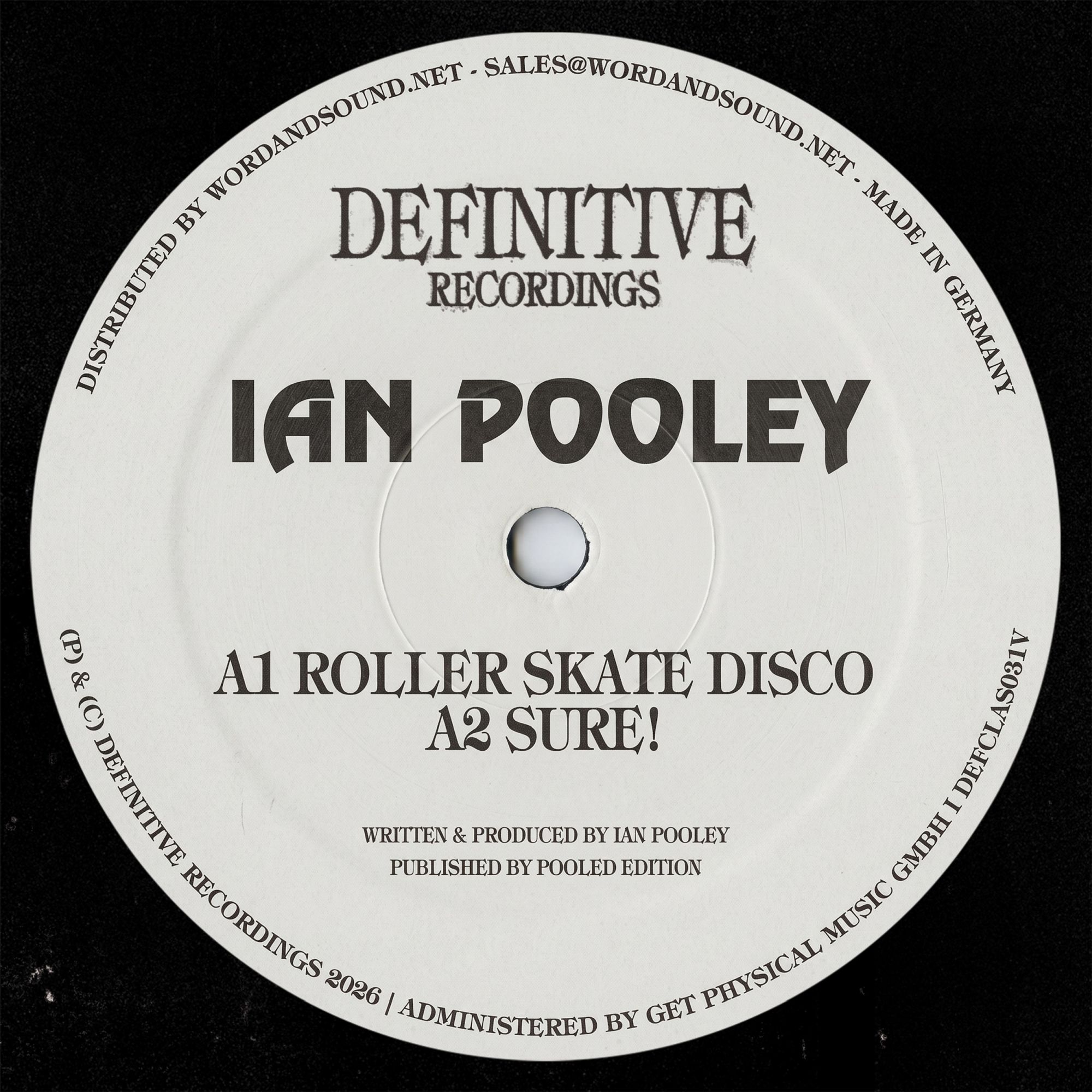 Ian Pooley – Roller Skate Disco EP vinyl cover