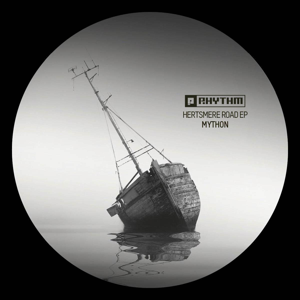Mython – Hertsmere Road EP (2026 repress) (label sleeve, black vinyl) vinyl cover