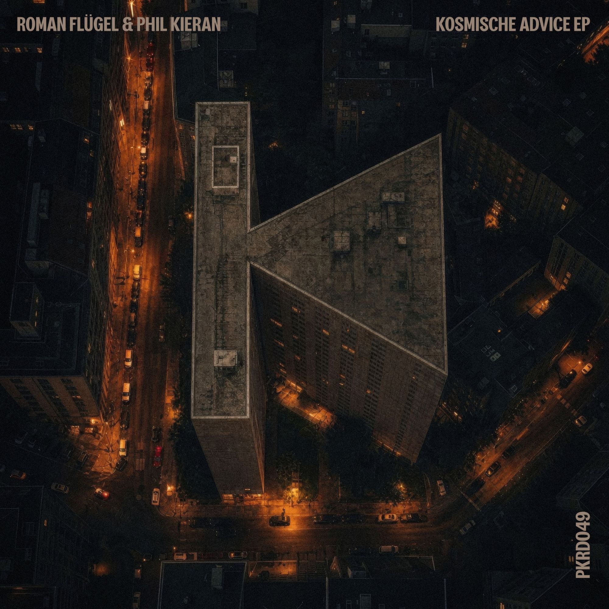 Roman Flügel & Phil Kieran – Kosmische Advice EP vinyl cover