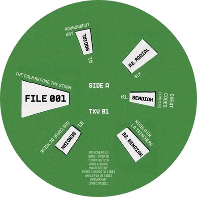 BENDIAK / RADIAL - FILE 001: THE CALM BEFORE THE STORM (12" Vinyl) - SoundGround музикален магазин