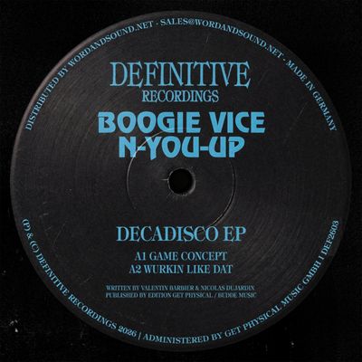 Boogie Vice, N-You-Up - Decadisco EP (12" Excl) - SoundGround музикален магазин
