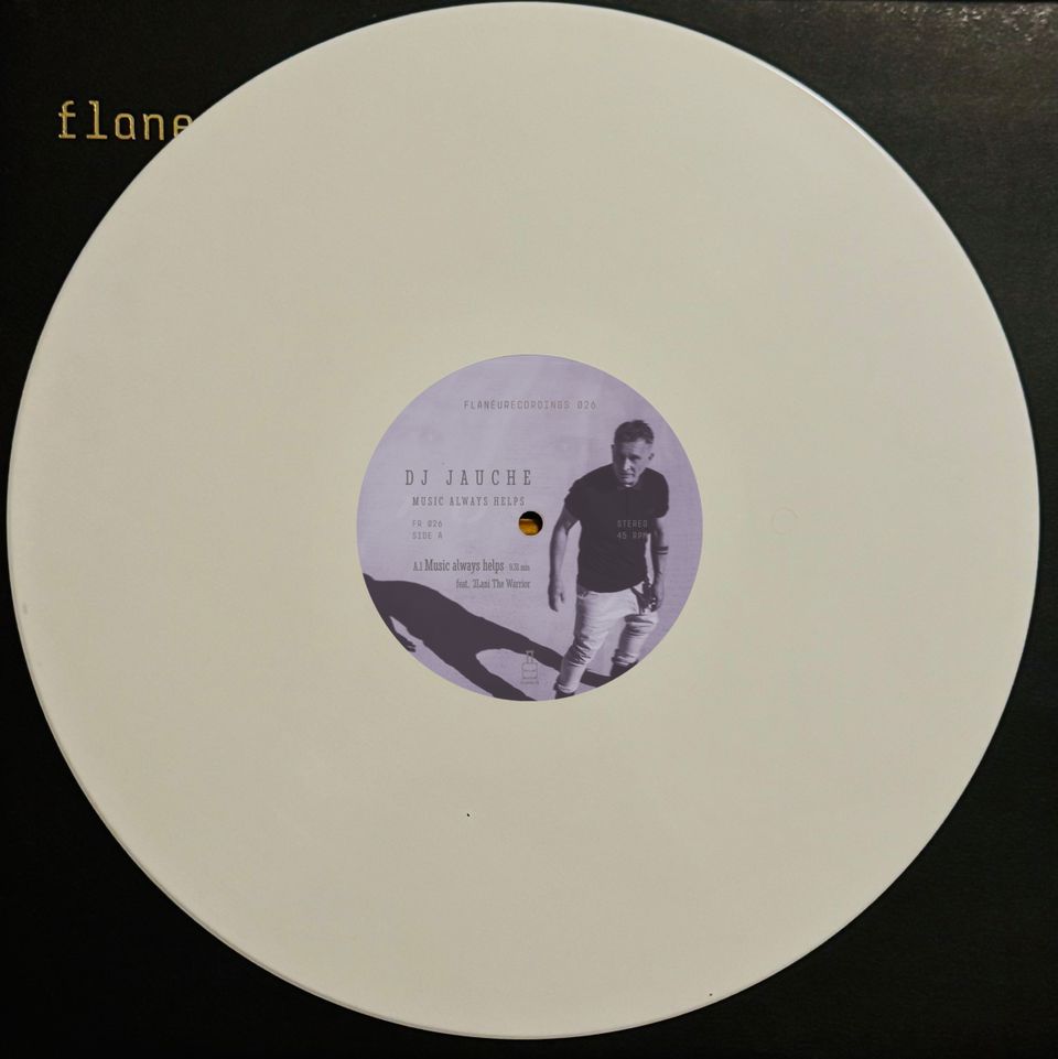 Dj Jauche - Music Always Helps (inkl. Shaka Remix) White Vinyl Repress