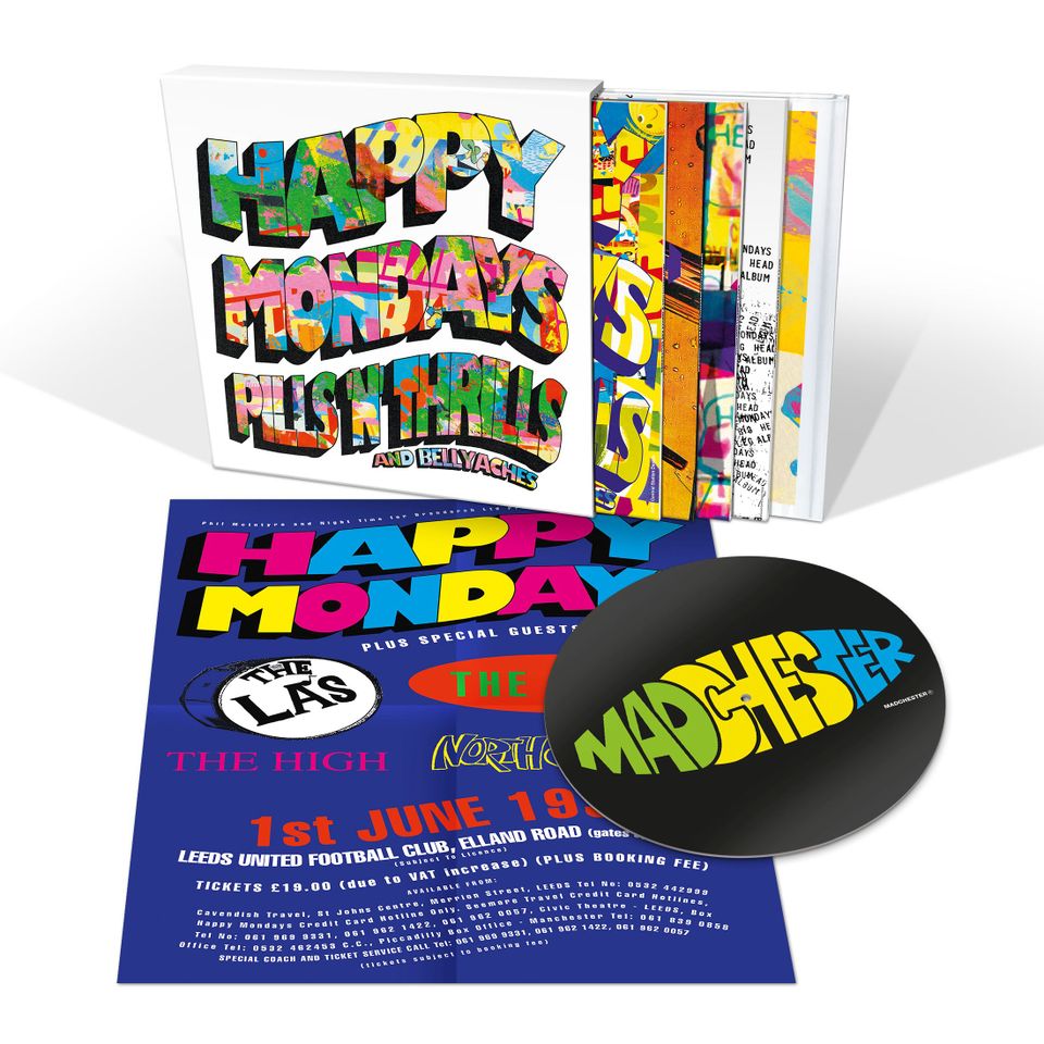 HAPPY MONDAYS - Pills 'n'Thrills and Bellyaches (2026 Edition) (5LP boxset,64 page book,slipmat, ltd edition)