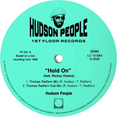 Hudson People - Hold On (feat. Rickey Owens) (12" Excl) - SoundGround музикален магазин