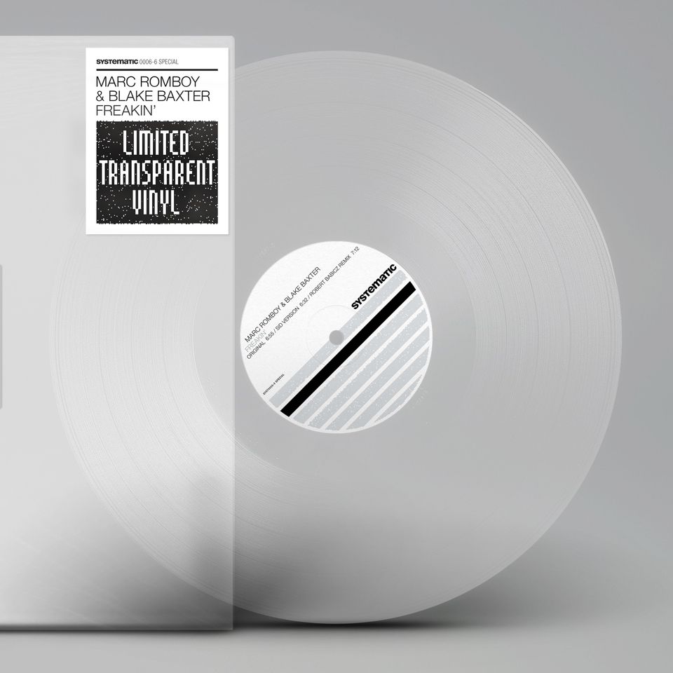 Marc Romboy & Blake Baxter - Freakin´(Special Transparent 12'' Vinyl Edition)