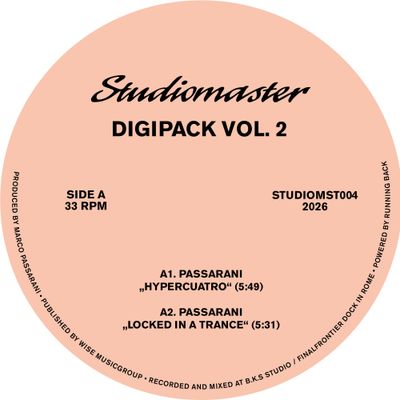 Marco Passarani - Digipack Vol. 2 (12" Excl) - SoundGround музикален магазин