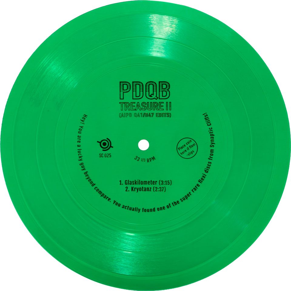 pdqb - Treasure II (Flexi Disc, green color)