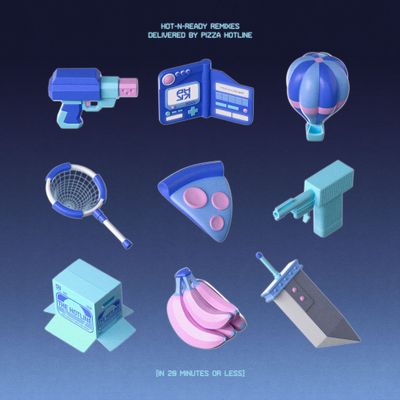 Pizza Hotline - Hot-N-Ready Remixes Delivered by Pizza Hotline [In 20 Minutes or Less] (Coloured Vinyl) (2x12" Vinyl) - SoundGround музикален магазин