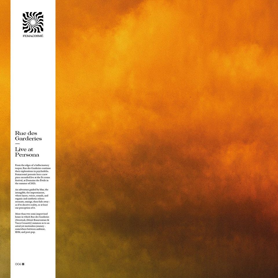 Rue de Garderies - Live at Pe:rsona (3LP, obi-strip, Limited)
