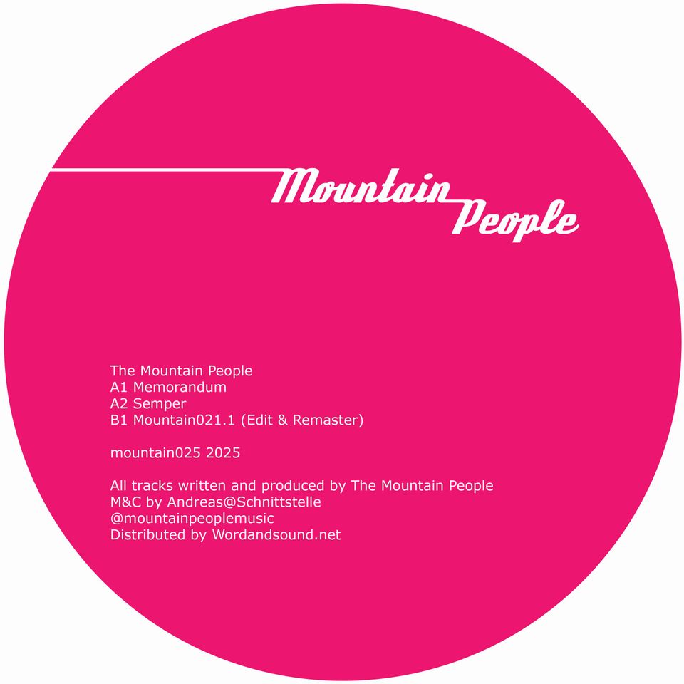 The Mountain People - Memorandum (2027 repress)