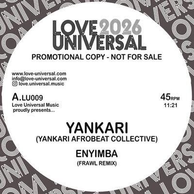 Yankari Afrobeat Collective - Enyimba (Frawl Remix) (12") - SoundGround музикален магазин