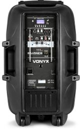 Vonyx SPJ-PA915 Активна тонколона 15", 700W, USB, Вградени микрофони, Батерия 2