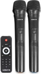 Vonyx SPJ-PA915 Активна тонколона 15", 700W, USB, Вградени микрофони, Батерия 5