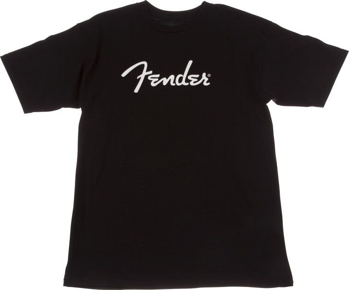 Fender Spaghetti Logo Tee Blk - M