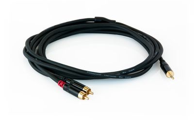s.Cab PAC351-3, 2xRCA/3.5mm, 3m - SoundGround музикален магазин