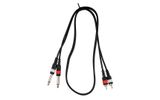 Aудио кабел Cascha HH 2094, RCA/2x 6.3mm, 1m 2