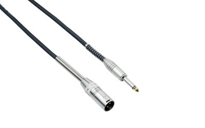 Кабел Bespeco IROMM600PBK, XLR/6.3mm, 6m - SoundGround музикален магазин