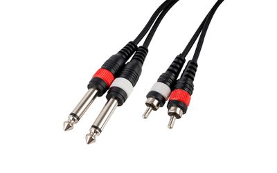 Aудио кабел Cascha HH 2096, RCA/6.3mm, 6m - SoundGround музикален магазин