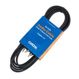 Аудио кабел Cascha HH 2098, 2xRCA/3.5mm,3m 1