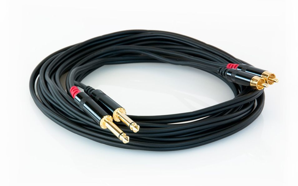 s.Cab PAC630-5, 2xRCA/2x6.3mm, 5m