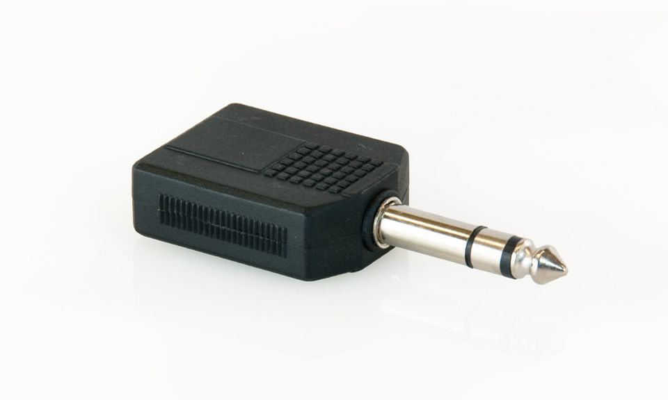 Адаптер Master Audio HY1740, 2x6.3mm/1x6.3mm