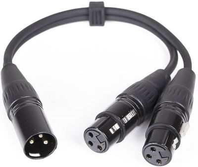 s.Cab Y100-03, XLR-F/2xXLR-M, 0.30m - SoundGround музикален магазин