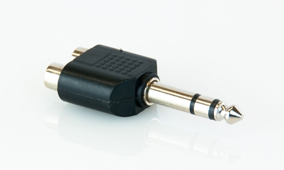 Адаптер Master Audio HY1751, 2xRCA/6.3mm