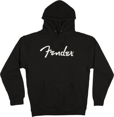 Fender Spaghetti Logo Hoodie Blk - L  - SoundGround музикален магазин