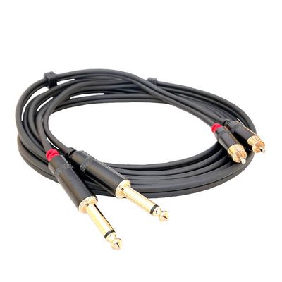 s.Cab PAC630-3, 2xRCA/2x6.3mm, 3m - SoundGround музикален магазин