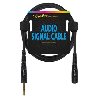 Аудио кабел Boston AC-242-150, 6.3mm/6.3mm, 1.5m - SoundGround музикален магазин
