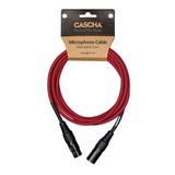 Кабел Cascha Standard Line CCS-M1RD2, Червен, XLR/XLR, 2m 4