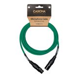 Кабел Cascha Standard Line CCS-M1GR2, Зелен, XLR/XLR, 2m 4