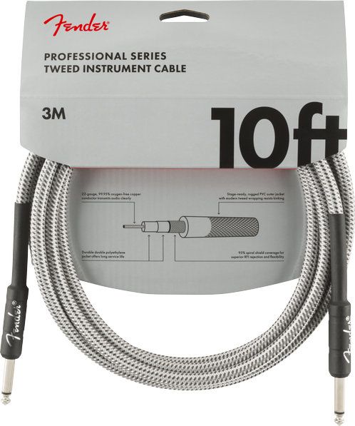 Fender PRO White Tweed, 6.3mm/6.3mm, 3m