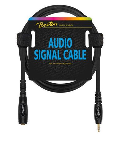 Аудио кабел Boston AC-246-150, 3.5mm/6.3mm, 1.5m - SoundGround музикален магазин