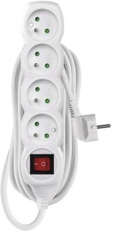 EMOS P1415, Разклонител с 4 гнезда, 5м. кабел и 16А ключ 4