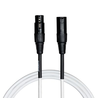 Кабел Cascha Standard Line CCS-M1WH2, Бял, XLR/XLR, 2m - SoundGround музикален магазин