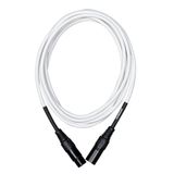 Кабел Cascha Standard Line CCS-M1WH2, Бял, XLR/XLR, 2m 5