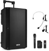 Vonyx VSA700-BP, Активна тонколона 15", 1000W, Combo 1