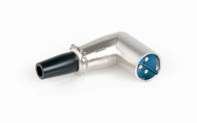 Конектор Master Audio XLR-M3, Мъжки XLR, Г-образен - SoundGround музикален магазин