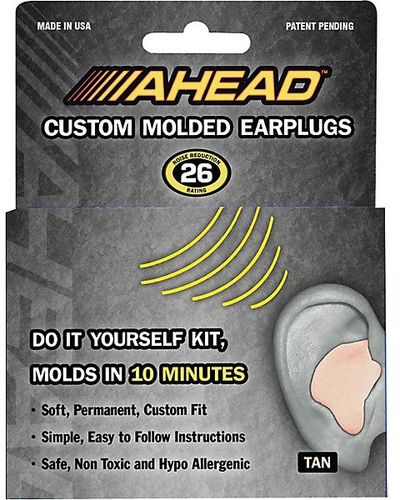 Ahead Acoustic Filter Technology - Ahead Custom Molded Earplugs (Tan) - SoundGround музикален магазин