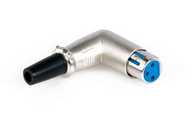 Конектор Master Audio XLR-F3, Женски XLR, Г-образен - SoundGround музикален магазин